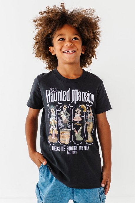 Haunted Mansion | KIDS CHARCOAL TEE