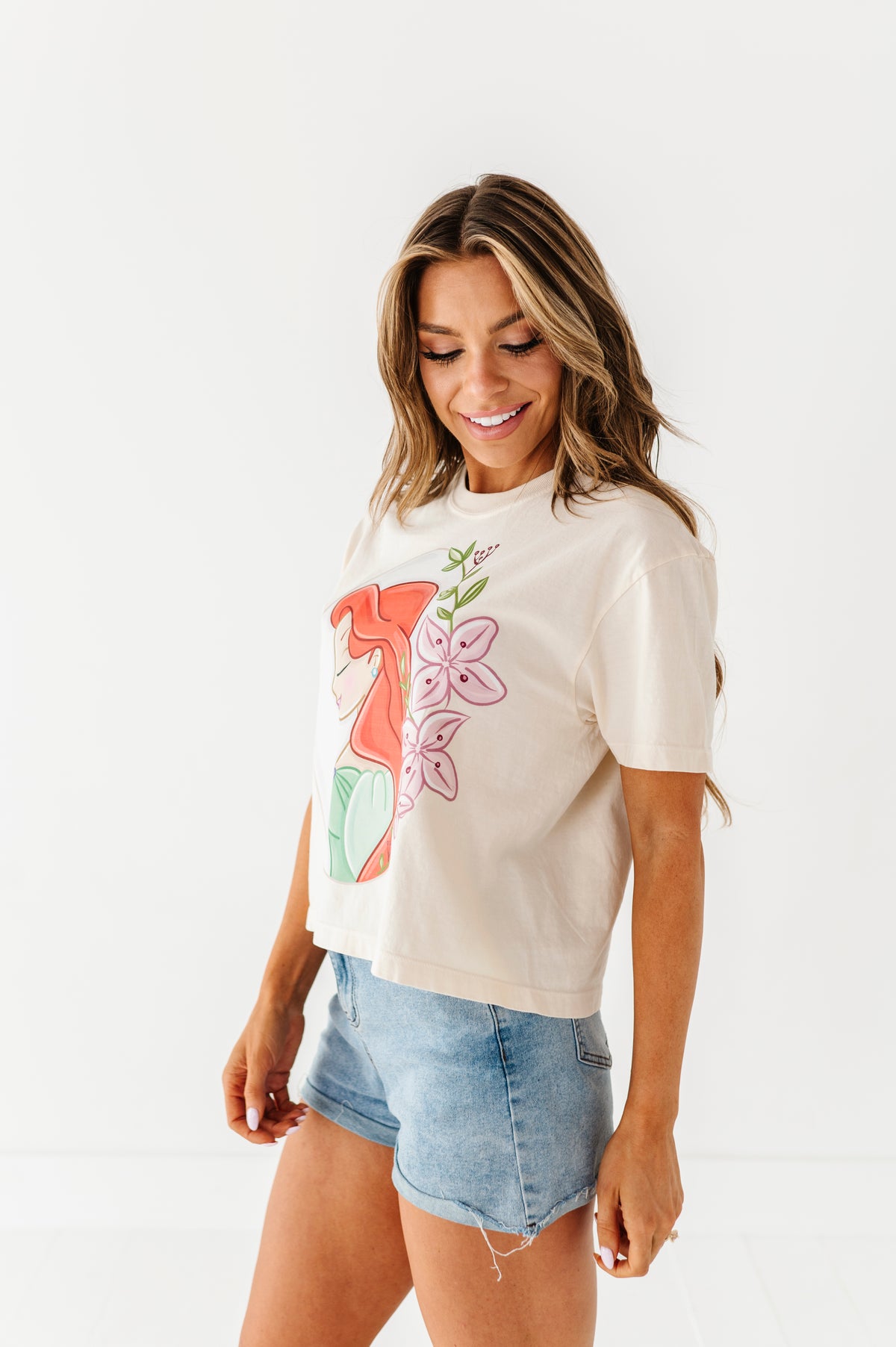 Ariel | ADULT tees (*CROP + FULL LENGTH HERE)