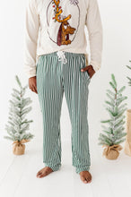 Load image into Gallery viewer, Green Stripes | MEN’S PJ Pants