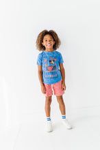 Load image into Gallery viewer, Eagle Stamp | BLUE Boys Curve Hem Tee