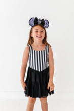 Load image into Gallery viewer, Midnight Stripes | (KIDS) Mesh DRESS
