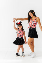 MICKEY Stripe (ADULT) | FRONT-TIE TANK