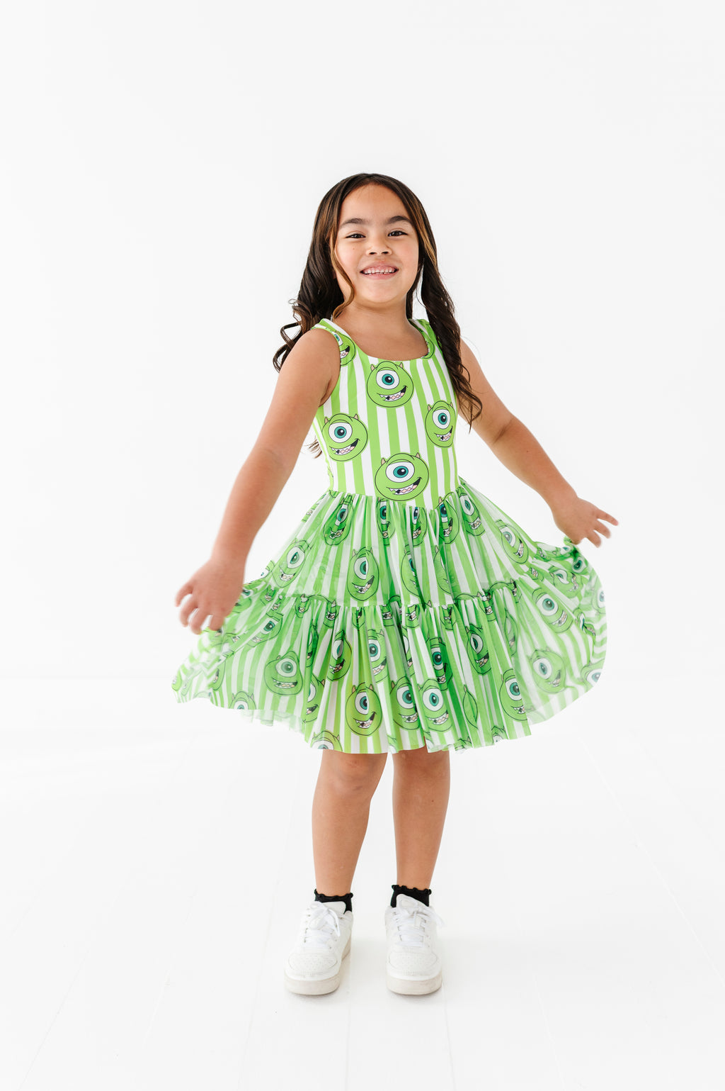 MONSTER MIKE Stripe (KIDS) | Mesh DRESS