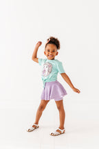 Hedgehog | Mint Vintage Front-Tie Tee