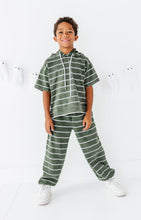 Load image into Gallery viewer, Olivine Stripes | Hoodie + Jogger SET