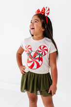 Load image into Gallery viewer, Red Peppermint Mouse | KIDS CREAM TEE