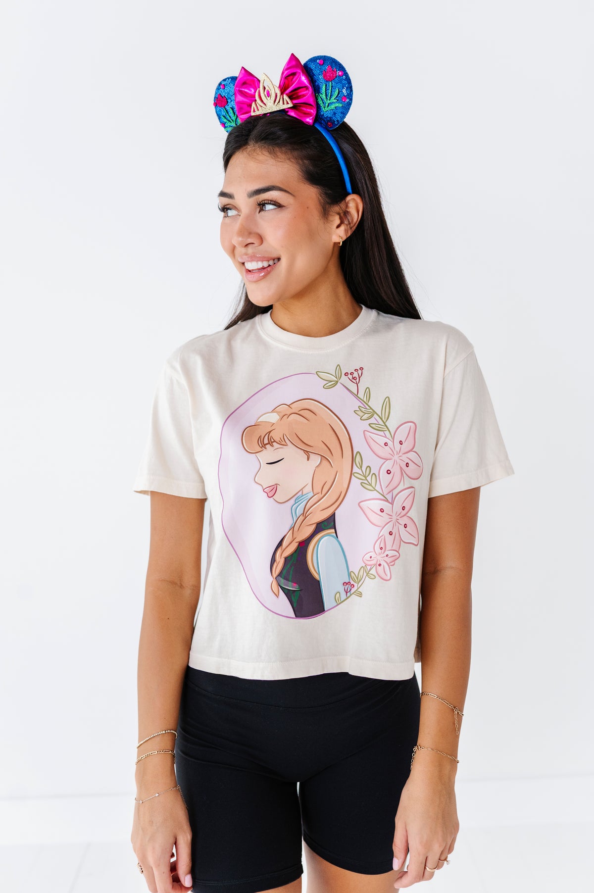 Ana | ADULT tee (CROP + FULL LENGTH HERE)