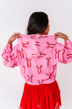 Load image into Gallery viewer, Pink Park Bows | ADULT Cropped Hoodie