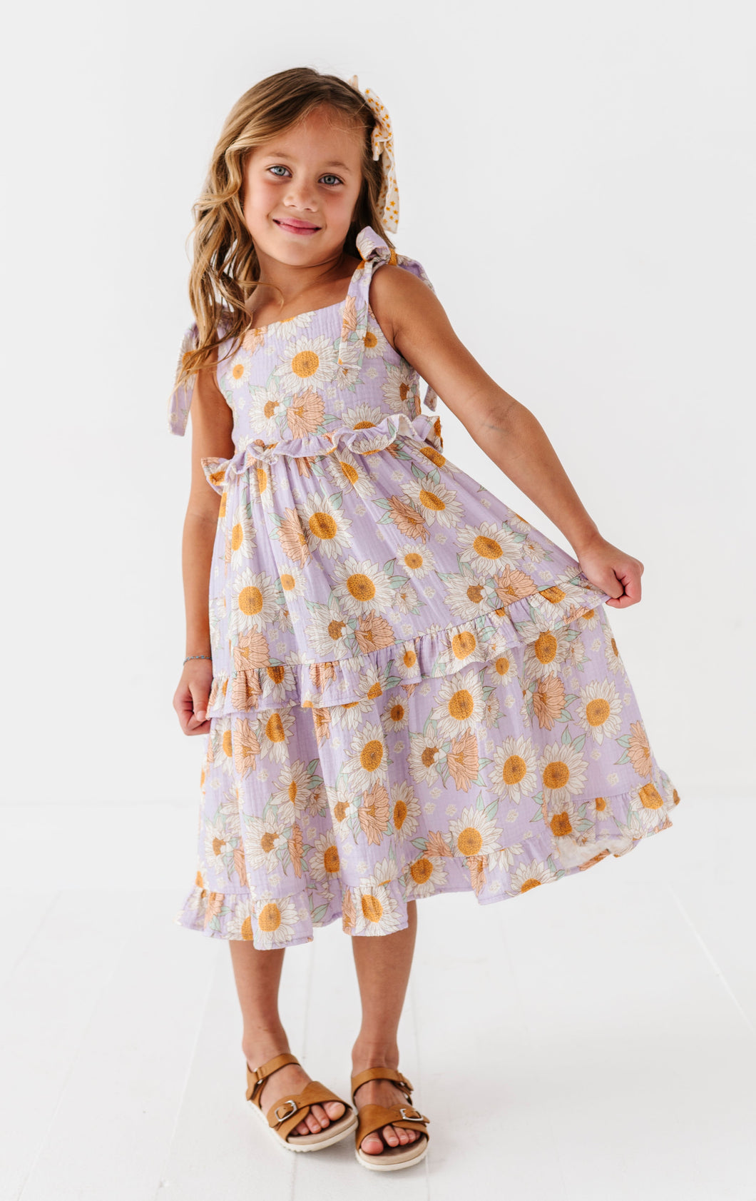 Boho Sunflower | STRAPPY DRESS 12/18 MO