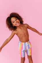 Load image into Gallery viewer, Sherbert Stripes | BOYS SWIM SHORTS