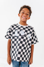 Load image into Gallery viewer, Skateboard Ghost | Checkered Boxy Tee