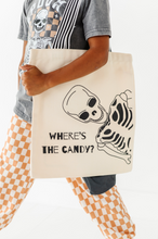 Load image into Gallery viewer, WHERE’S THE CANDY? | Trick-or-Treat Bag