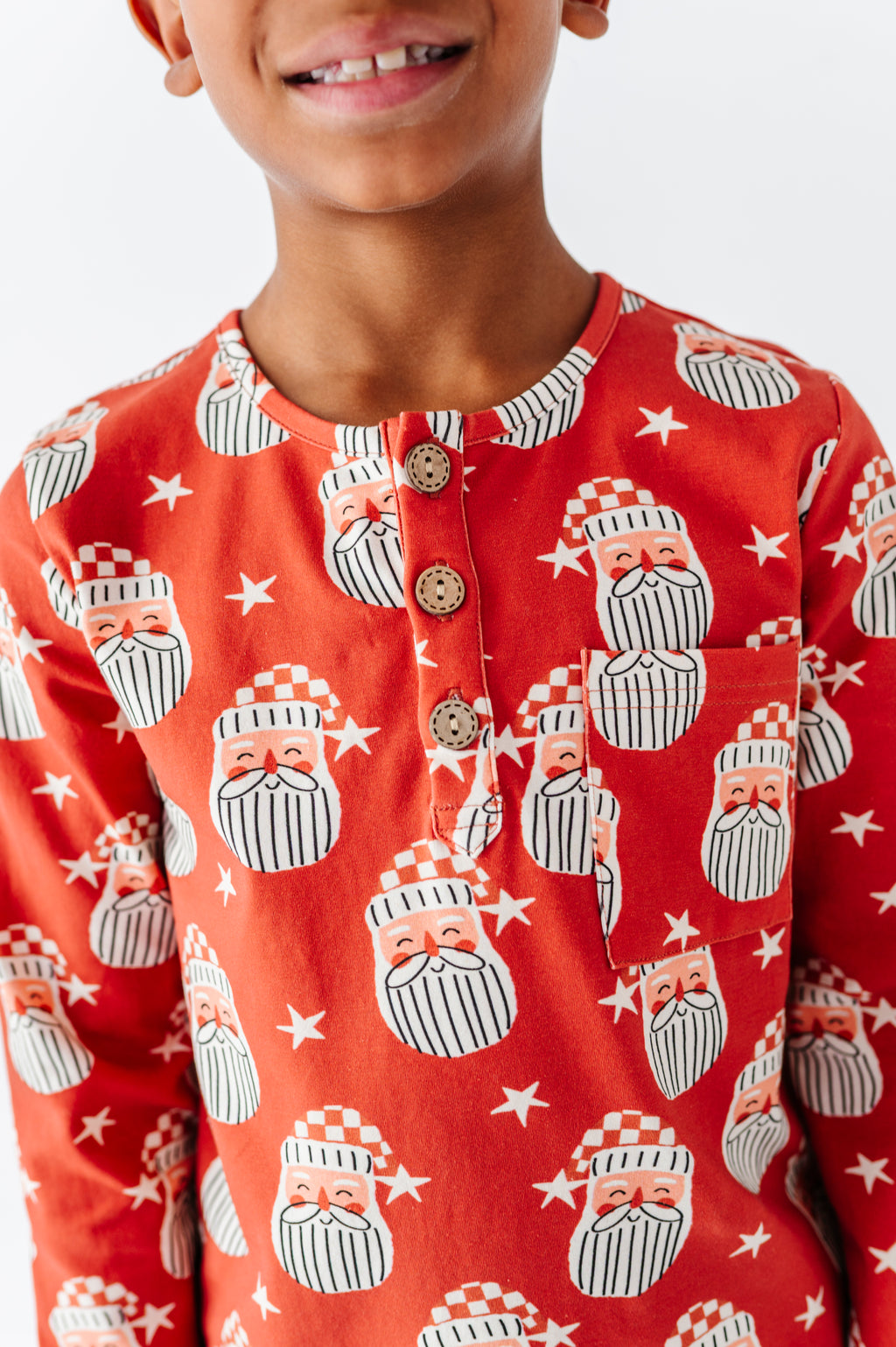 Retro St. Nick | Button Henley