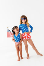 Load image into Gallery viewer, Stars + Stripes | Skirted ONE-Piece
