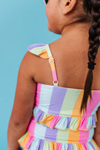 Load image into Gallery viewer, Sherbert Stripes |  BUTTON FRONT 2-PIECE