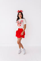 Red Peppermint Mouse | ADULT Cream *BOTH CROP + FULL LENGTH HERE!*