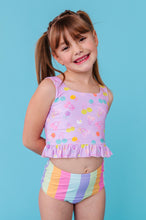 Load image into Gallery viewer, Cherry Crush | RUFFLE TANKINI 2-PIECE