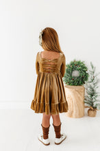 Load image into Gallery viewer, Carmel | Velvet Bow Back Dress