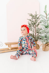 Holly Floral | ZIP ROMPER