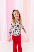 Load image into Gallery viewer, Black Mini Hearts | Soft Long Sleeve