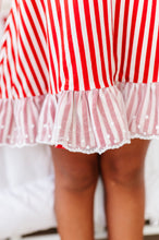 Load image into Gallery viewer, Red Stripes | NIGHTGOWN
