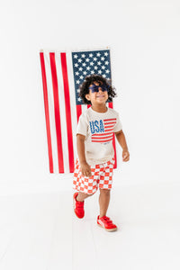 Red Check | BOYS Shorts