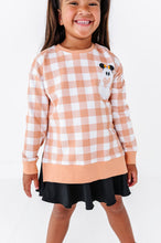 Load image into Gallery viewer, Pretzel Ghostie (PLAID) | SIDE SPLIT SWEATSHIRT