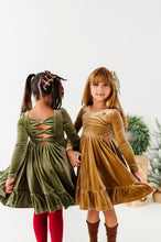 Load image into Gallery viewer, Carmel | Velvet Bow Back Dress