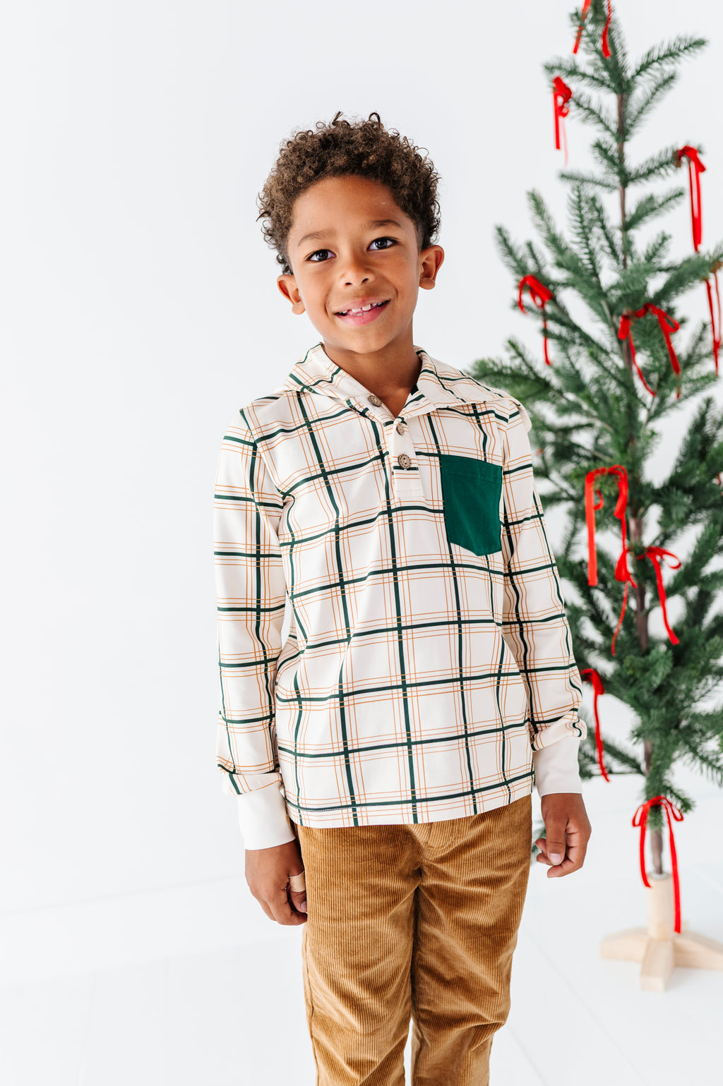 Hearth Plaid | Hoodie Henley
