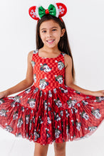 Load image into Gallery viewer, Minnie's Holly Check | KIDS Mesh Dress