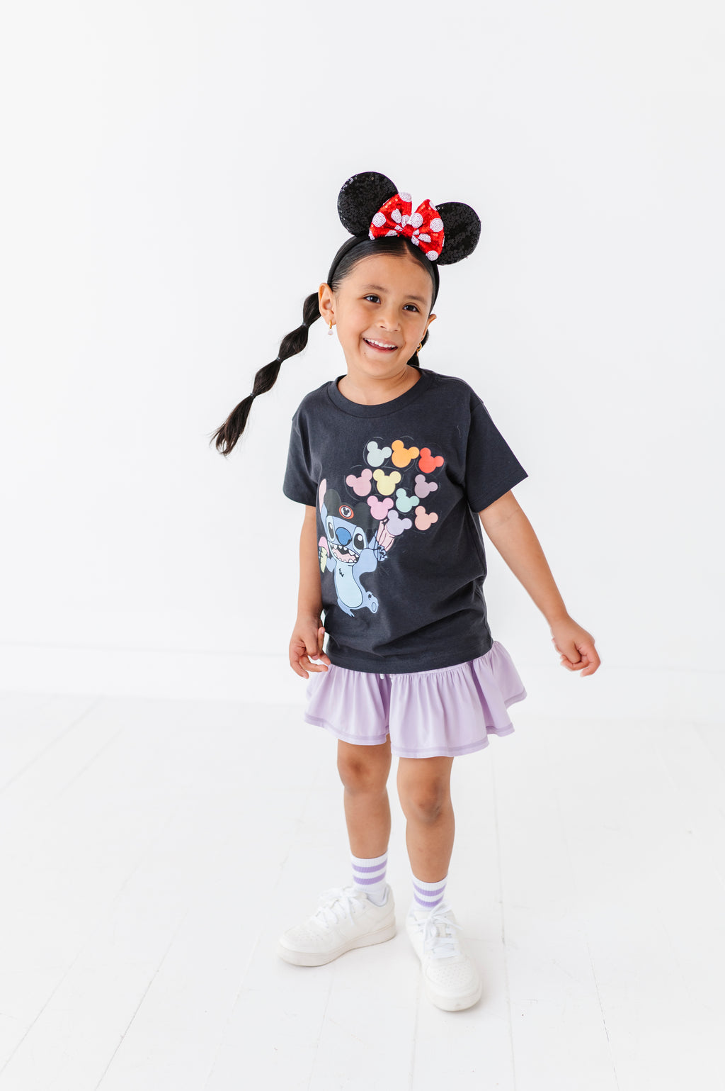 Balloon Stitch | KIDS CHARCOAL TEE