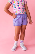 Load image into Gallery viewer, Wild Grape | Ruffle Bum Runner Shorts