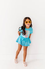 Load image into Gallery viewer, Capri Blue | RIBBED SKORT