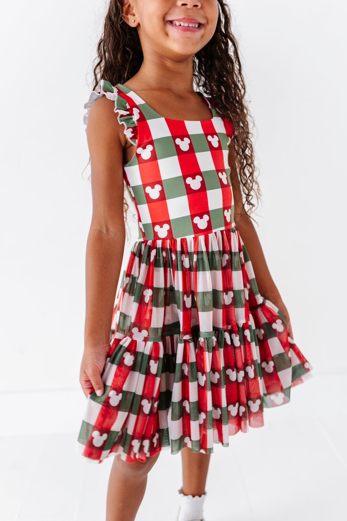 Park Plaid | KIDS Mesh Dress