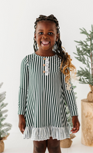 Load image into Gallery viewer, Green Stripes | NIGHTGOWN