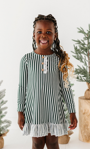Green Stripes | NIGHTGOWN