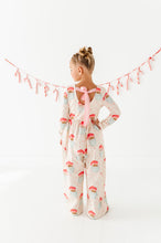 Load image into Gallery viewer, Pink Santas | ROMPER