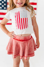 Load image into Gallery viewer, RED | Vintage RIB Skort
