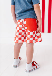 Red Check | BOYS Shorts
