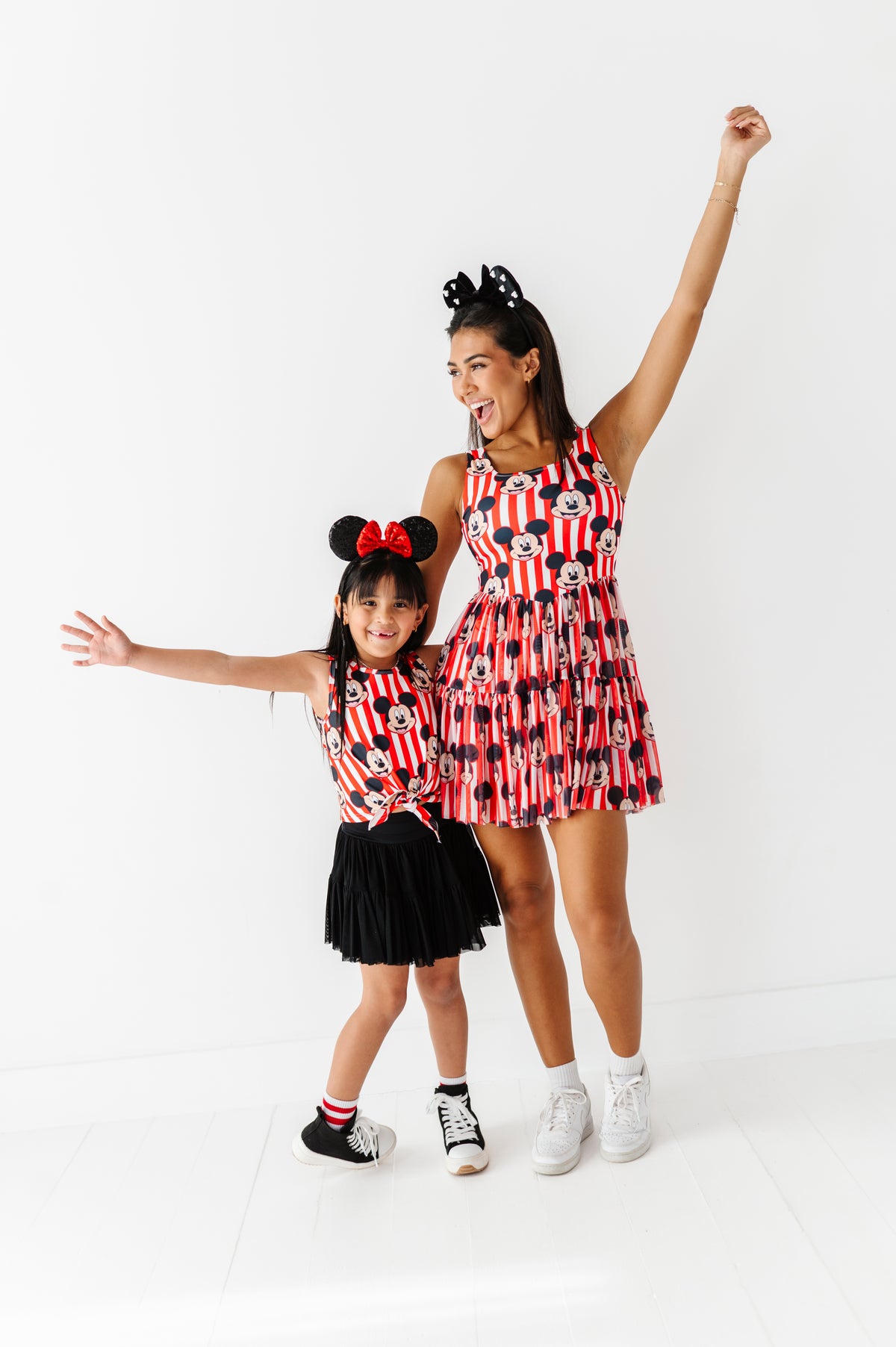 MICKEY Stripe (ADULT) | Mesh DRESS