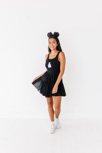 Minnie Ghost BLACK | (ADULT) Mesh DRESS