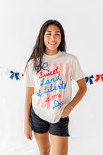 Load image into Gallery viewer, Sweet Land of Liberty | ADULT tees (*CROP + FULL LENGTH HERE)