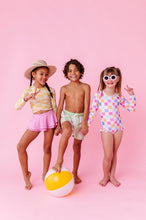 Load image into Gallery viewer, Happy Daisy | RASHGUARD SKIRTED 2-PIECE