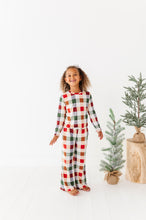 Load image into Gallery viewer, Holiday Plaid | GIRLS WIDE-LEG SET