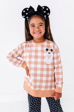 Load image into Gallery viewer, Pretzel Ghostie (PLAID) | SIDE SPLIT SWEATSHIRT