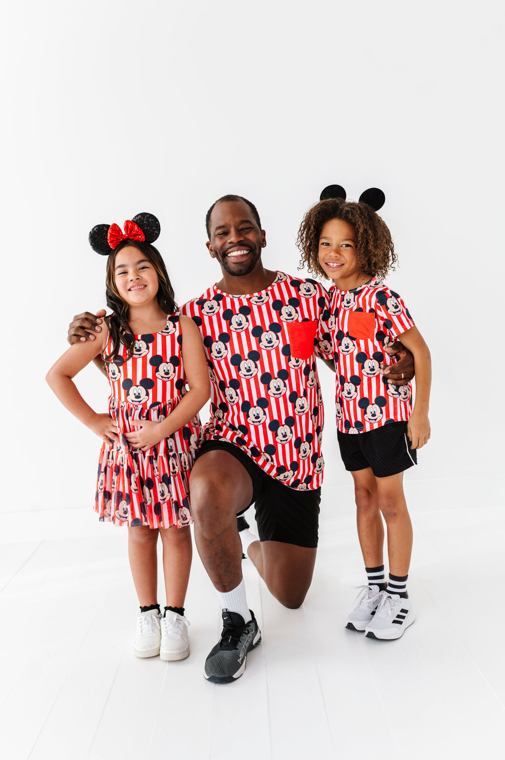 MICKEY Stripe (KIDS) | Mesh DRESS