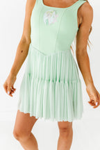 Tink (ADULT) | Lime Mesh DRESS