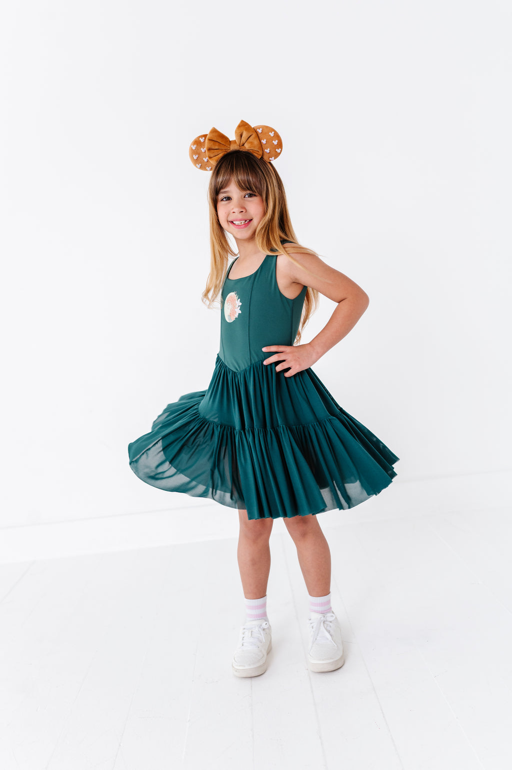 Merida (KIDS) | Teal Mesh DRESS