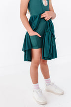 Merida (KIDS) | Teal Mesh DRESS