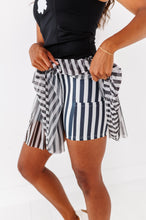 Load image into Gallery viewer, Midnight Stripes | MESH SKORT